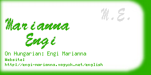 marianna engi business card